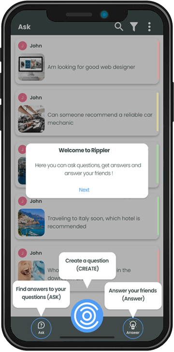 Rippler - Question And Answer Connect Privately, Learn Profoundly